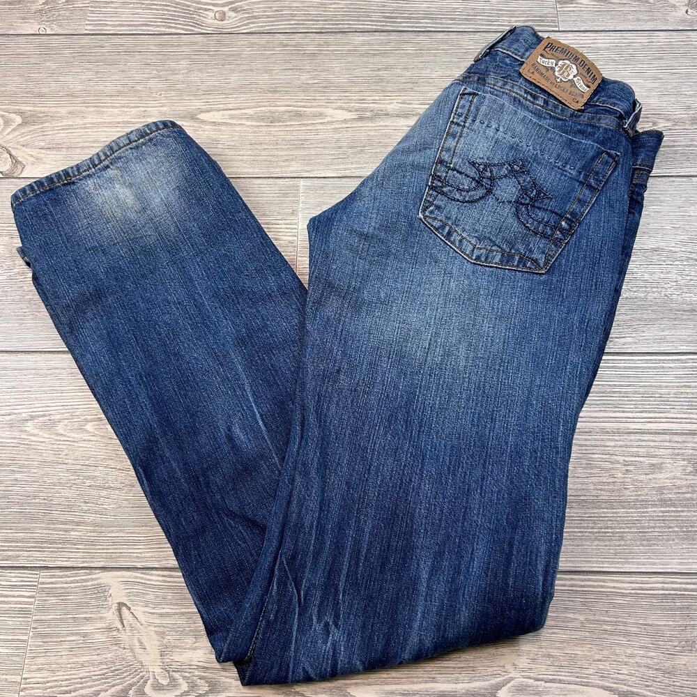 Lucky Brand Dungarees Jeans Blue 4/27 EUC
